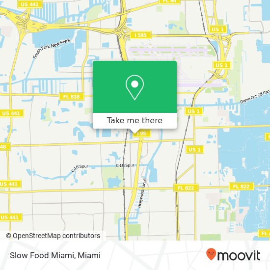 Slow Food Miami map