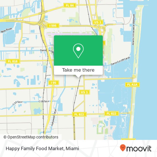 Mapa de Happy Family Food Market