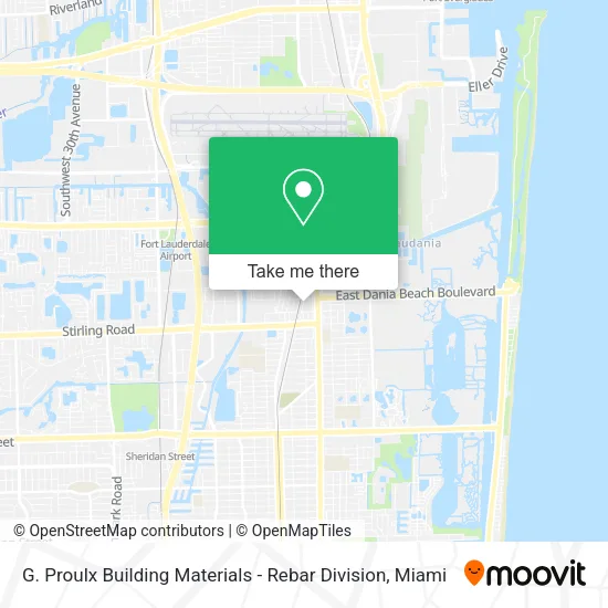 Mapa de G. Proulx Building Materials - Rebar Division
