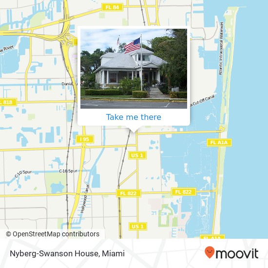 Nyberg-Swanson House map