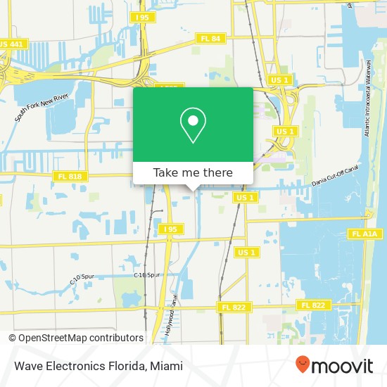 Wave Electronics Florida map