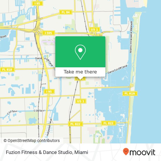 Mapa de Fuzion Fitness & Dance Studio