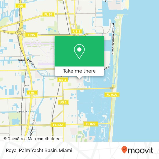 Royal Palm Yacht Basin map