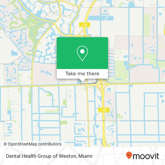 Dental Health Group of Weston map