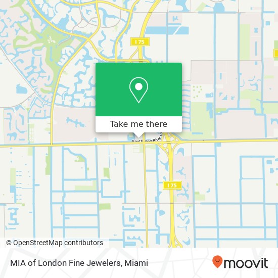 MIA of London Fine Jewelers map