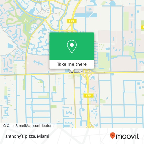 anthony's pizza map