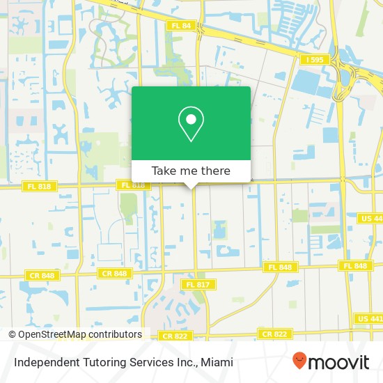 Independent Tutoring Services Inc. map