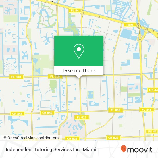 Mapa de Independent Tutoring Services Inc.