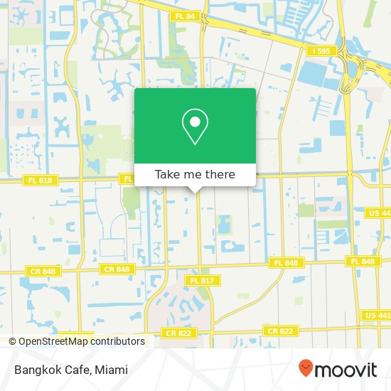 Bangkok Cafe map