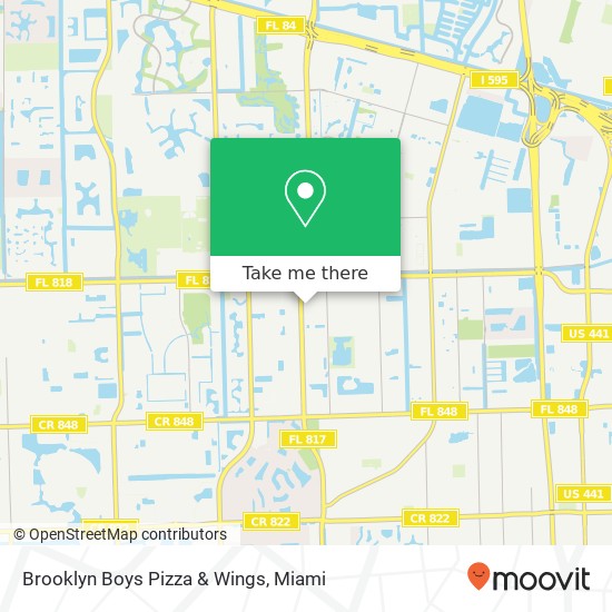 Brooklyn Boys Pizza & Wings map