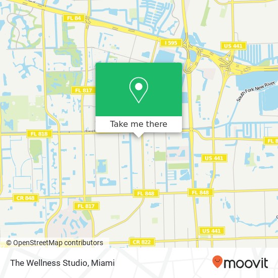 The Wellness Studio map