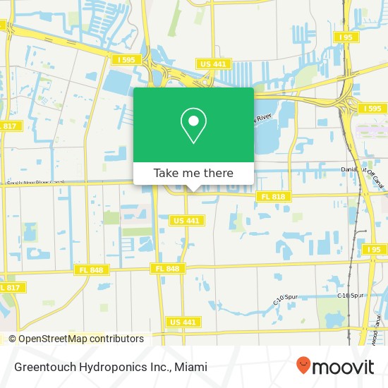 Greentouch Hydroponics Inc. map