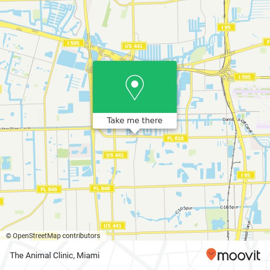 The Animal Clinic map