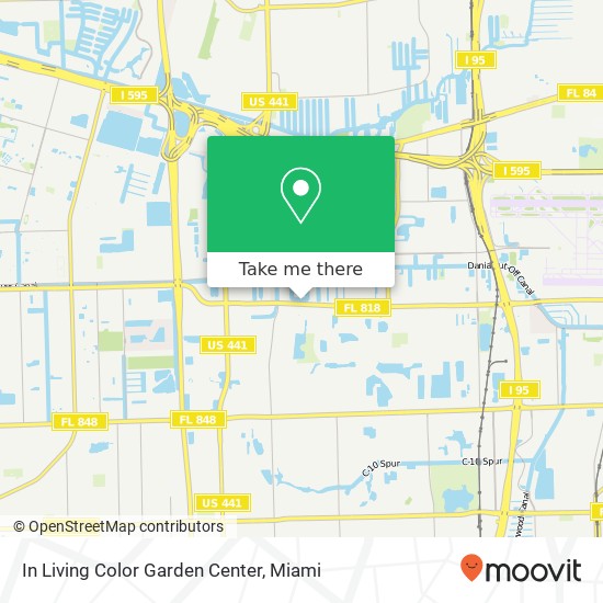 Mapa de In Living Color Garden Center