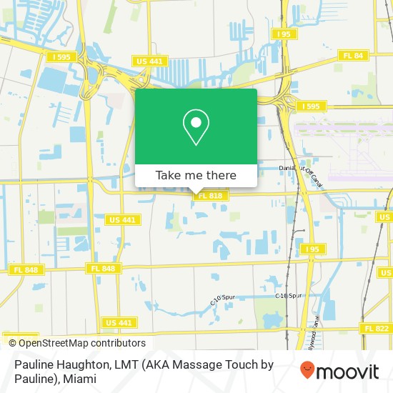Mapa de Pauline Haughton, LMT (AKA Massage Touch by Pauline)