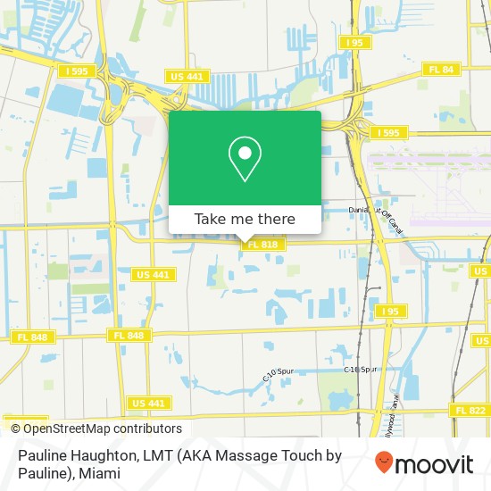 Pauline Haughton, LMT (AKA Massage Touch by Pauline) map