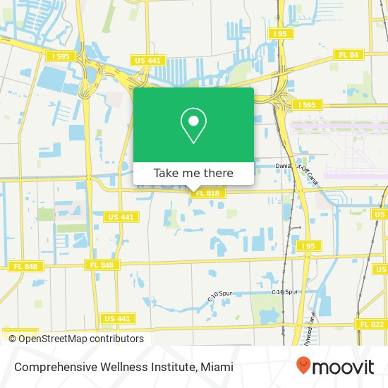 Comprehensive Wellness Institute map