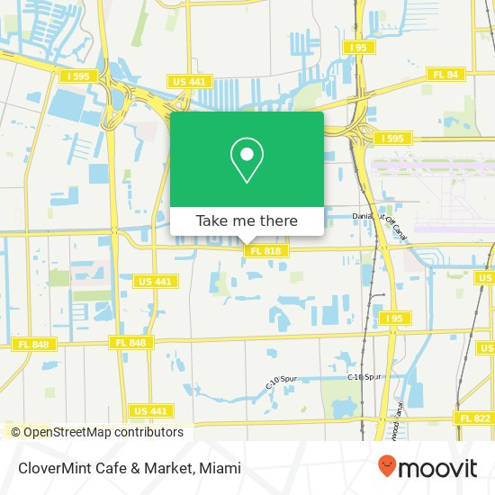 Mapa de CloverMint Cafe & Market