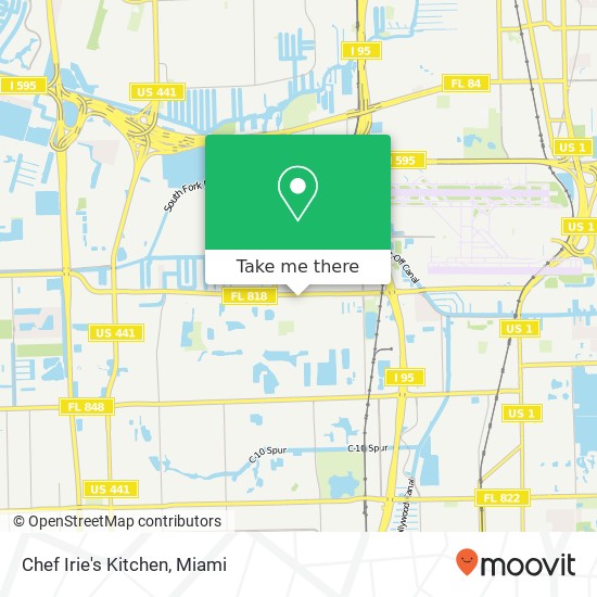 Chef Irie's Kitchen map