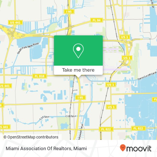 Mapa de Miami Association Of Realtors