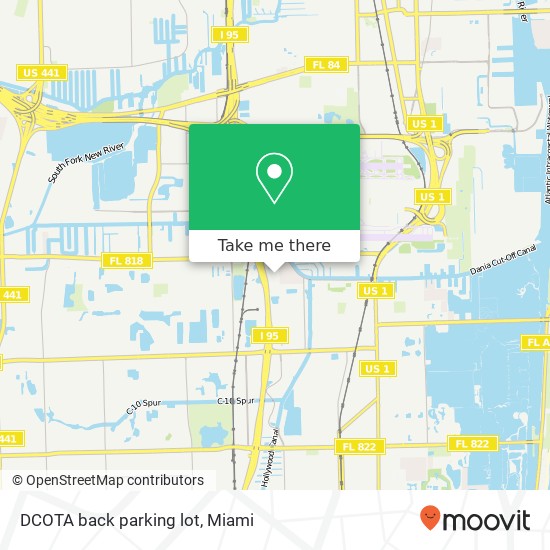DCOTA back parking lot map