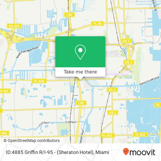 ID:4885 Griffin R / I-95 - (Sheraton Hotel) map