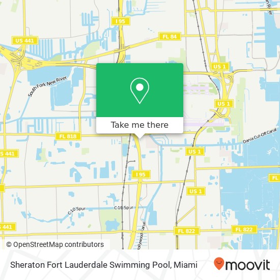 Sheraton Fort Lauderdale Swimming Pool map