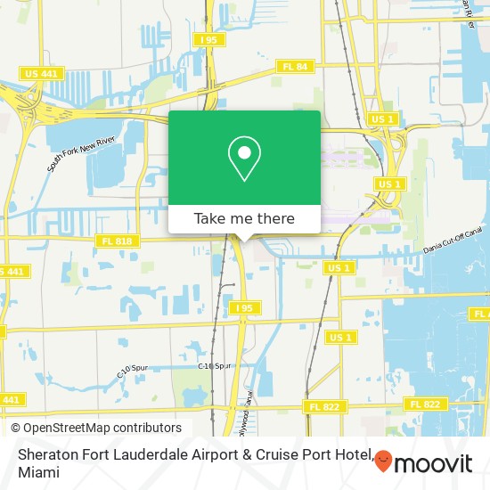 Sheraton Fort Lauderdale Airport & Cruise Port Hotel map