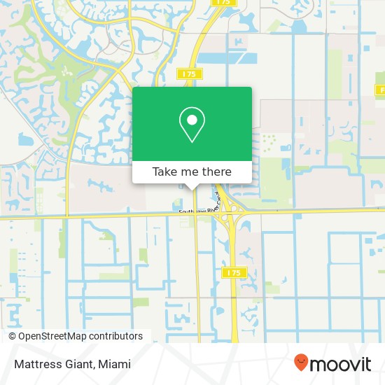Mattress Giant map