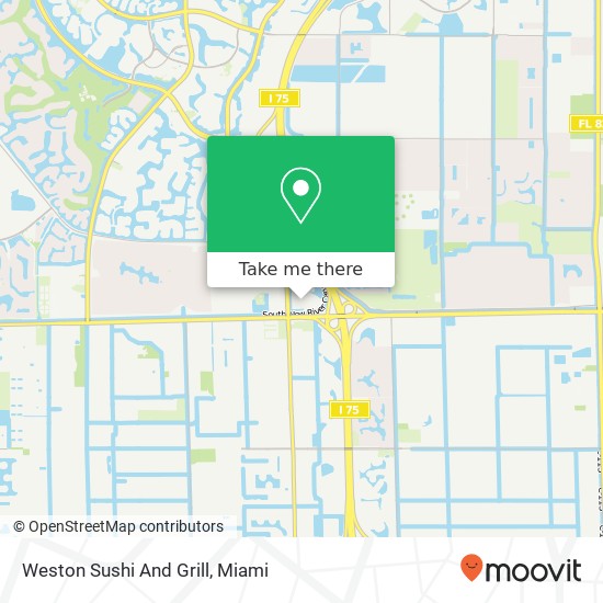 Weston Sushi And Grill map