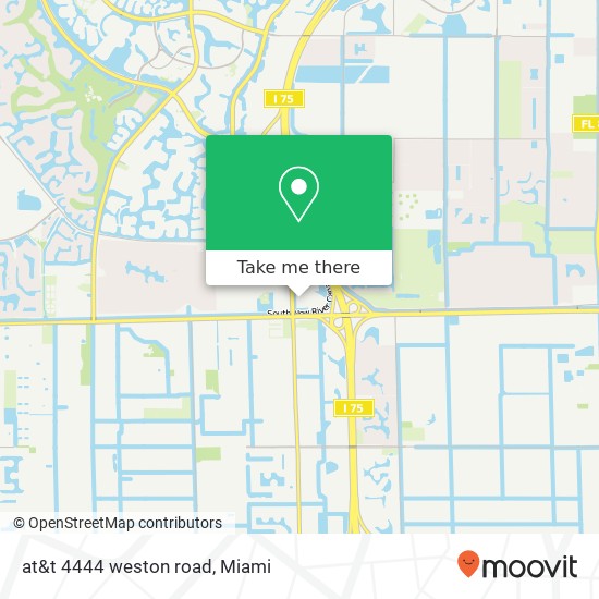 Mapa de at&t 4444 weston road