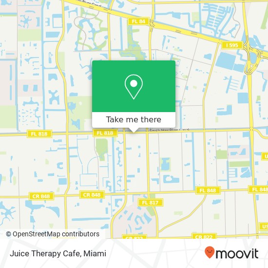 Mapa de Juice Therapy Cafe