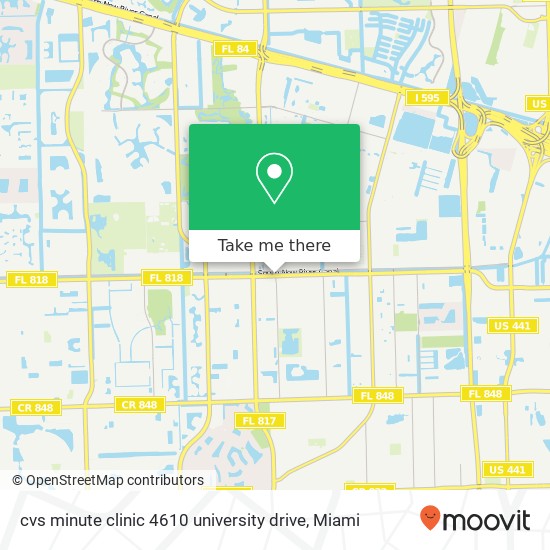 cvs minute clinic 4610 university drive map