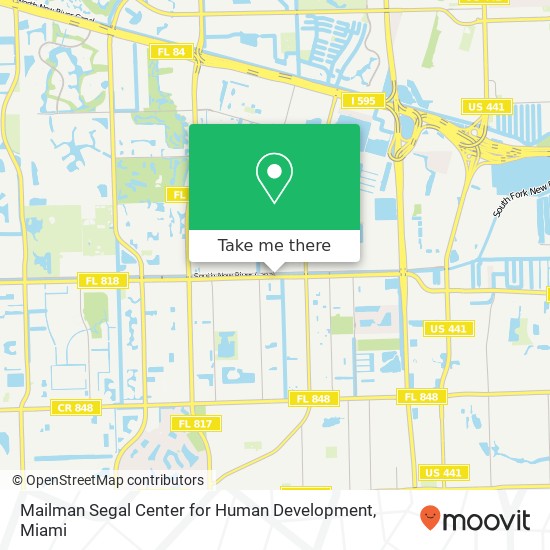 Mapa de Mailman Segal Center for Human Development