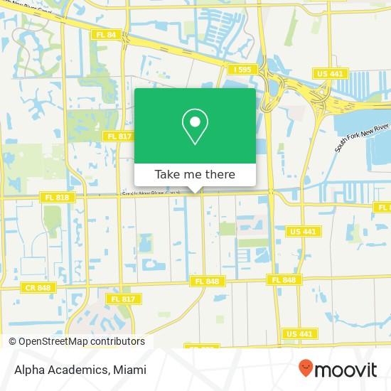 Alpha Academics map