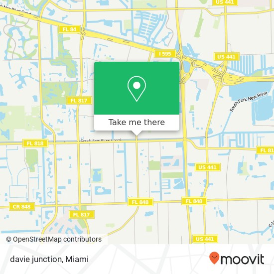 davie junction map