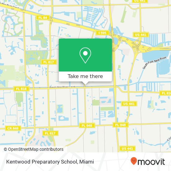 Kentwood Preparatory School map