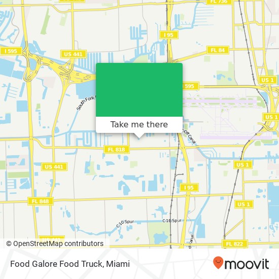 Food Galore Food Truck map