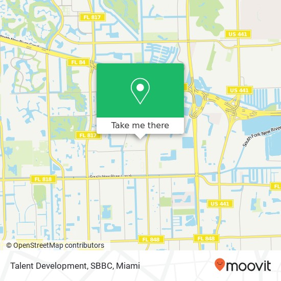 Talent Development, SBBC map