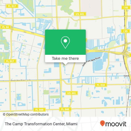 The Camp Transformation Center map