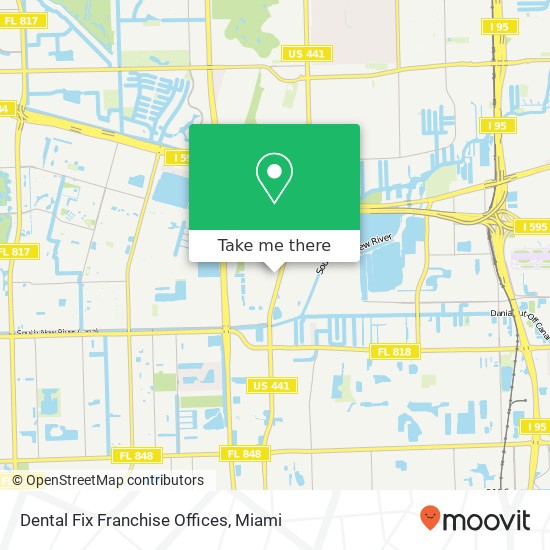 Mapa de Dental Fix Franchise Offices