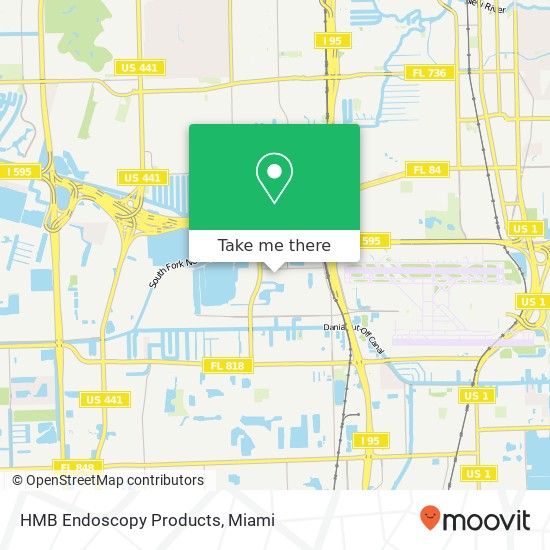 Mapa de HMB Endoscopy Products