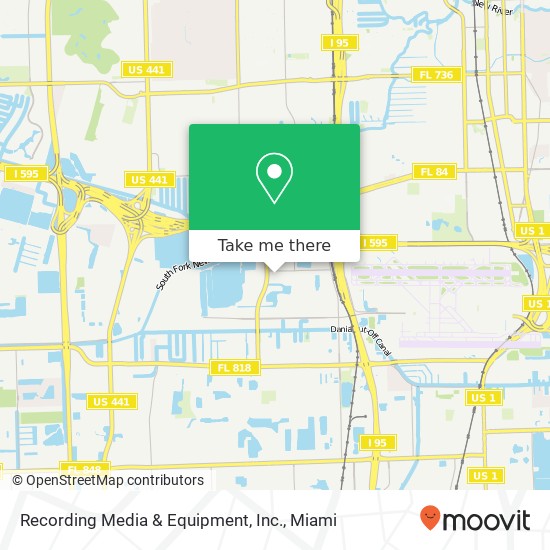 Mapa de Recording Media & Equipment, Inc.