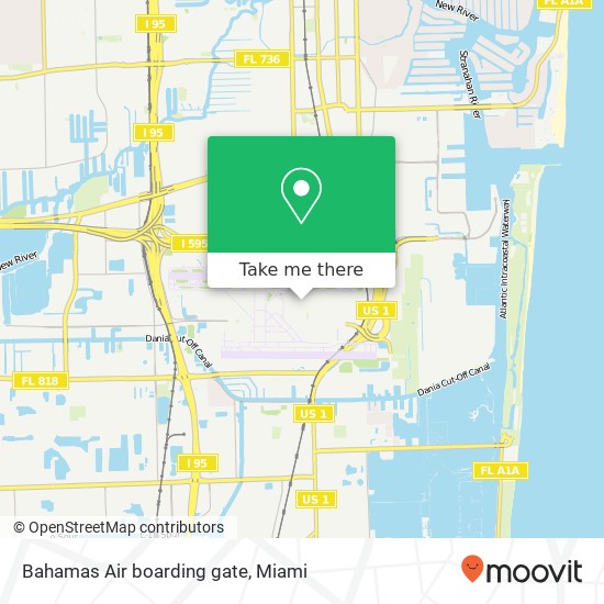 Bahamas Air boarding gate map