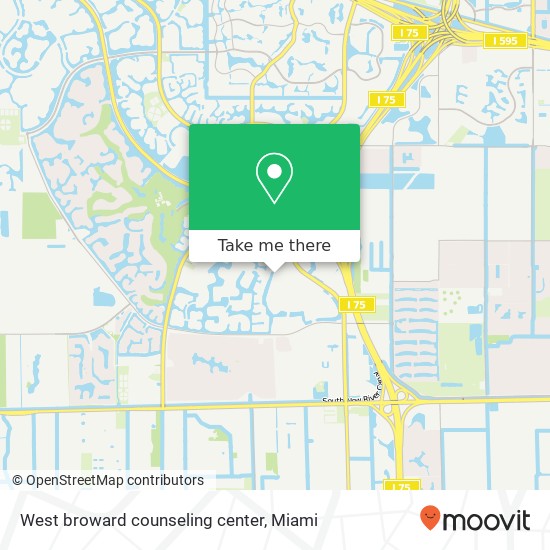 Mapa de West broward counseling center