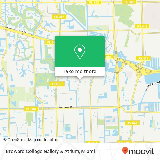 Broward College Gallery & Atrium map