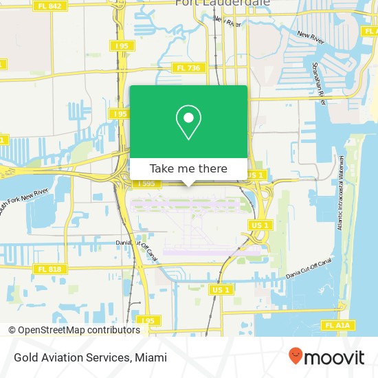 Gold Aviation Services map