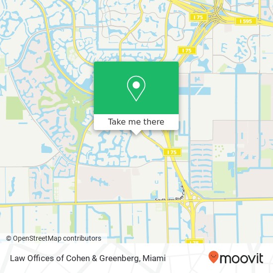 Law Offices of Cohen & Greenberg map