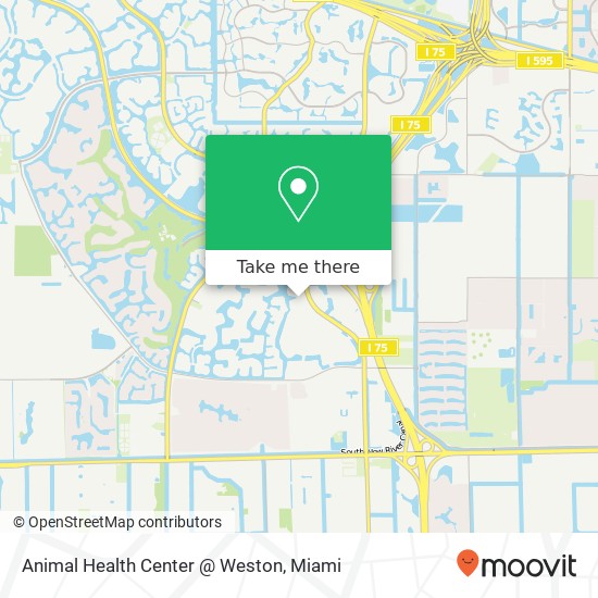 Mapa de Animal Health Center @ Weston