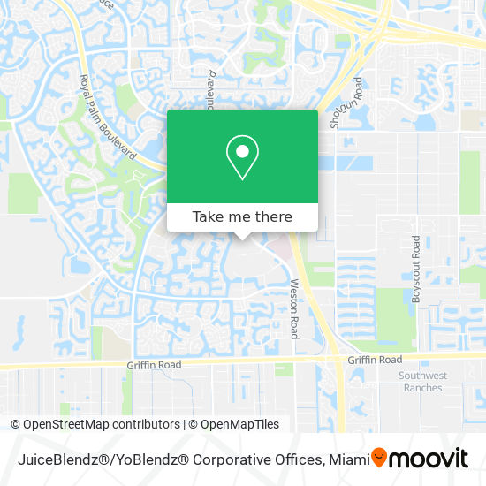 JuiceBlendz® / YoBlendz® Corporative Offices map